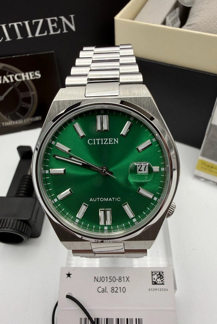 [Citizen] 시티즌 츠요사 남성 시계 NJ0150-81X 녹색 다이얼 - 링크 도구