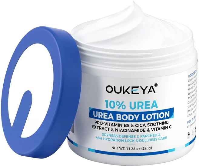 OUKEYA 요소 10% 바디로션 함유로 색소침착 개선 수분 보유 및 보습 공급, 320g, 1개 - 쿠팡