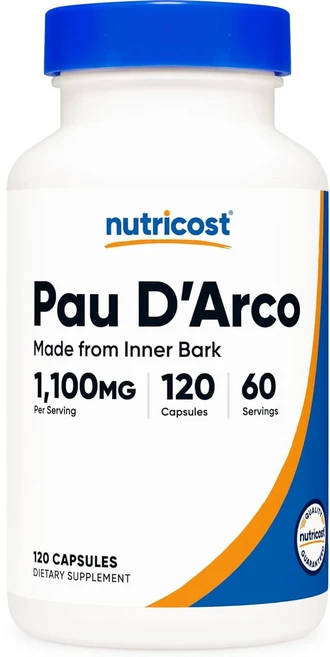 뉴트리코스트 타히보 추출물 포다르코 1100mg, 3개, 120정 - 쿠팡
