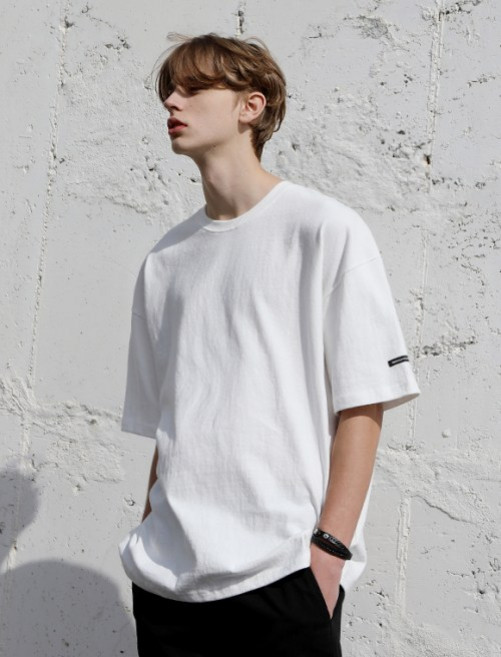 미니멀프로젝트 로버스트 헤비 오버핏 반팔티셔츠 MST127 화이트