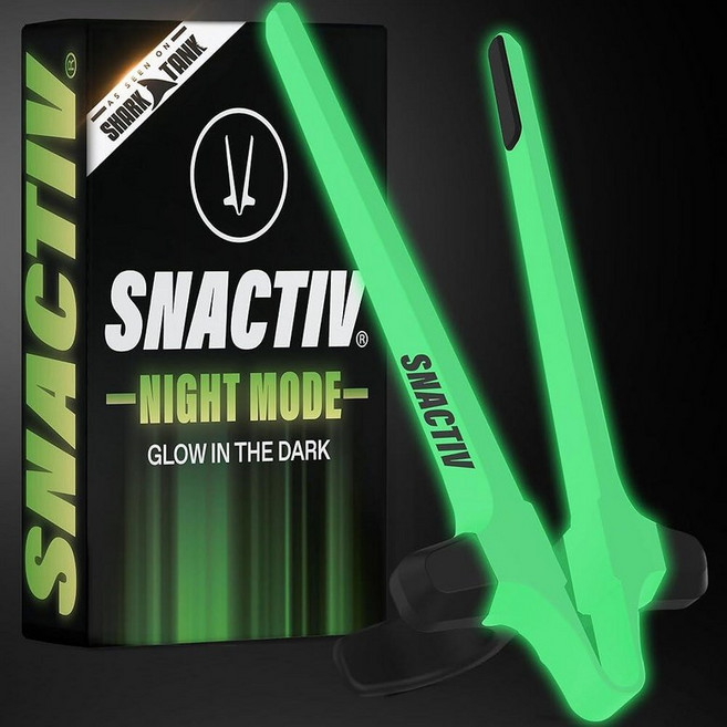 SNACTIV PRO 게이머를 위한 손가락 젓가락 - Shark Tank에서 본 것과 같습니다! 미래의 공식 간식 도구 - 간식과 칩을 쉽게 즐기세요 - 혁신적인 게임 스낵 솔, 야간 모드, 1개