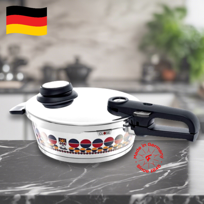 최상위버전 독일 휘슬러 솔라임 압력밥솥 압력솥 2.5L 5단계 인덕션 흑백요리사2, 1개