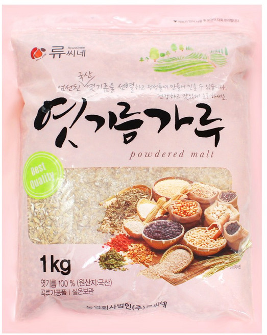 류씨네 국내산 엿기름가루, 1kg, 1개