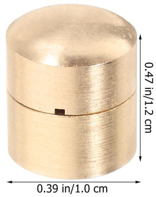 휴대용 황동 첼로 울프 톤 바이올린 음소거 억제 튜브 제거, 1개