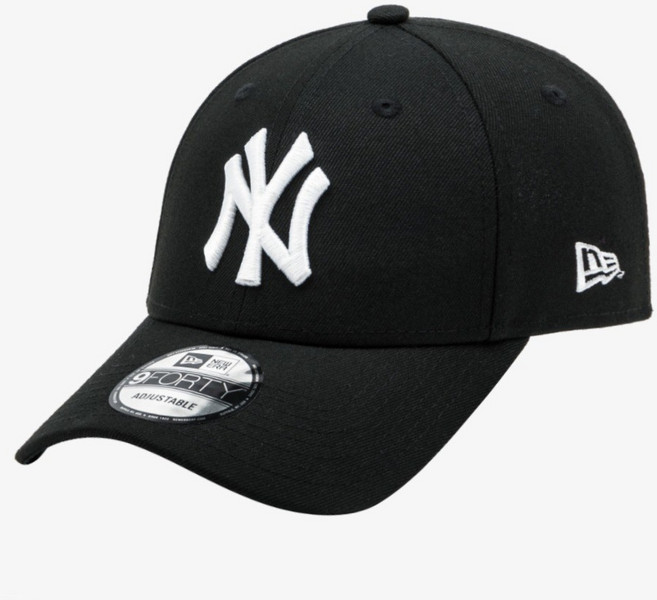 뉴에라 남녀공용 MLB 뉴욕양키스 화이트 온 블랙 베이직 볼캡 14561873