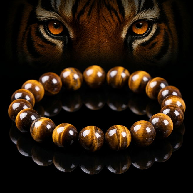 진라움 재물운 행운 소원성취 특5A 천연 호안석 팔찌