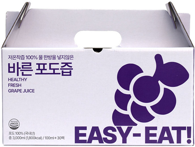 김재식박사의 저온착즙100% 더 진한 포도즙, 30개, 100ml