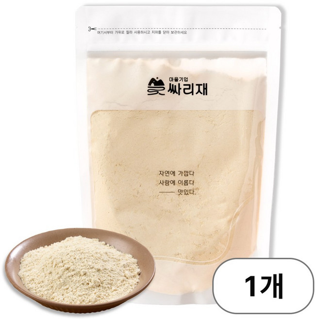 싸리재 국산 콩 비지가루 300g 식이섬유 비지전 식물성 단백질, 1개