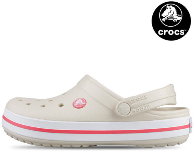 크록스 크록밴드 클로그 슬리퍼 샌들 크림 11016-1AS