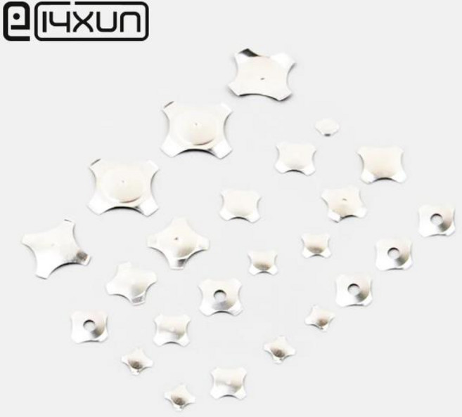 멤브레인 스위치 재설정용 도트 터치 금속 파편 크로스 돔 타입 5mm 8.4mm 10mm 14mm " 100 개, [06] 12mm, 06 12mm