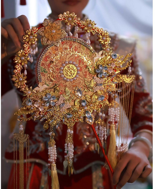 완성된 점사 부채 무속인 판소리 무당 개의 무구 무속용품 불교, 22 뉴 [금지옥엽] 8쪽 골드타입-재료팩, 1개