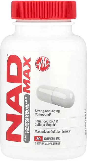 Metabolic Nutrition NAD MAX 안티에이징 세포 재생제 캡슐 30정, 350 mg, 1개 - 쿠팡
