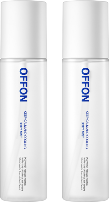 오프온 킵 캄 앤드 쿨링 바디미스트, 150ml, 2개