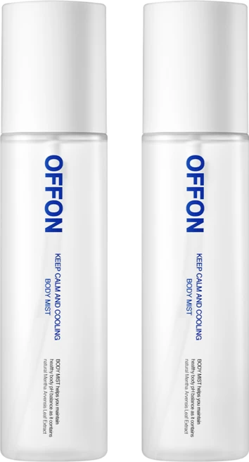 오프온 킵 캄 앤드 쿨링 바디미스트, 150ml, 2개 - 쿠팡