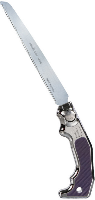 한아코어젠 국산 휴대용 미니 접이식 목재 절단톱 아거그립, 1개