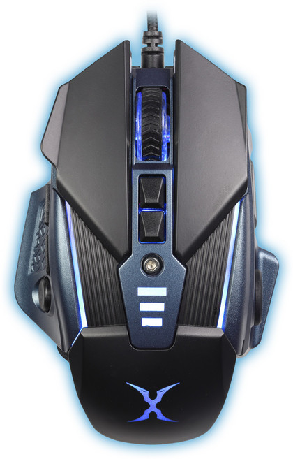 【Foxxray】FXR-SM-53 深海獵狐 電競滑鼠 附砝碼, 黑色, FXR-SM-53