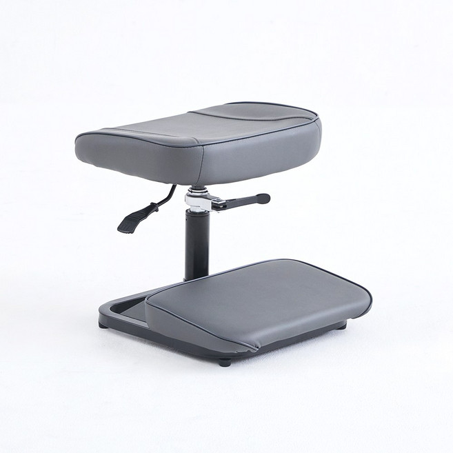 누카 풋메이트 컴퓨터 사무실 책상 발받침대 의자 다리 발판 풋스툴 2단, FM900-PU(프리미엄PU가죽) 다크그레이