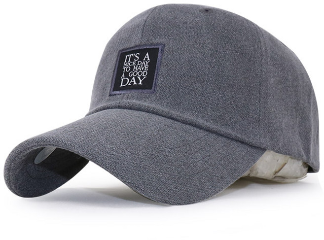 베이직엠 남성 여성 야구모자 볼캡 면 굿 앤 나이스데이
