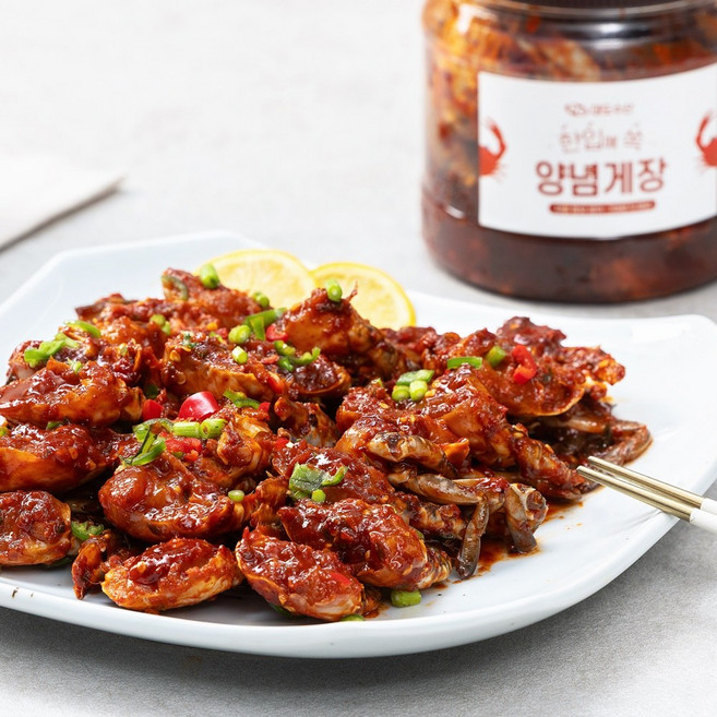 대도수산 국내산 꽃게장 수제 양념게장1.2kg, 2개, 800g