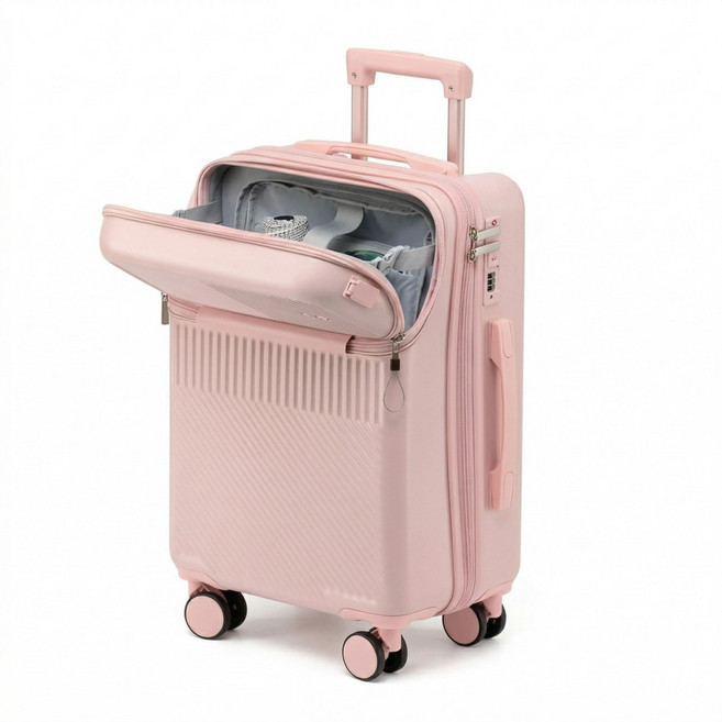 前開式登機箱 USB充電接口