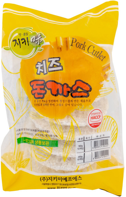 지키미 치즈 돈까스 2kg (아이스박스.팩포함가), 1개