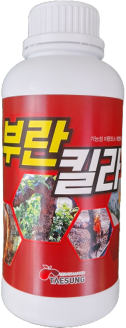 [한국농자재유통] 부란킬라 (1리터) 사과부란병 직접 도포제 원액살포 부란병 치료 전문 2병, 2개, 1L