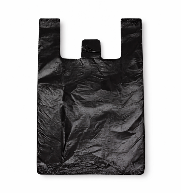 [착한비닐] 검정 비닐봉투 손잡이 비닐봉투 3리터 일반 마트봉투 1호, 200개, 3L