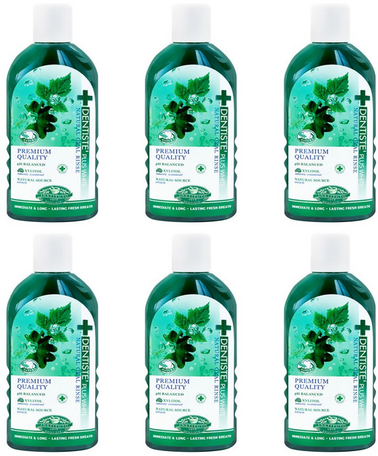 덴티스테 내츄럴 오랄린스 구강청결제, 700ml, 1, 6개