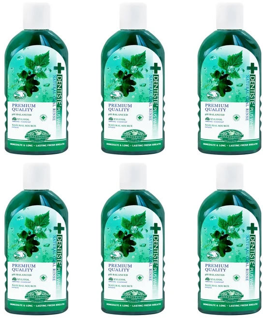덴티스테 내츄럴 오랄린스 구강청결제, 700ml, 6개 - 쿠팡