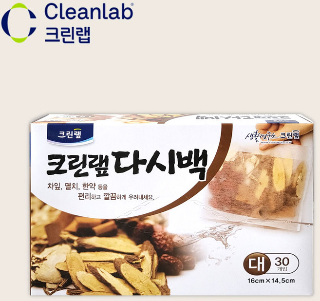 크린랲 크린 다시백, 대(L), 30개, 1개