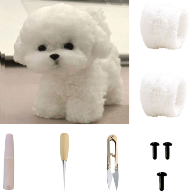 알앤소코떼 모루인형 만들기 재료 애착인형 DIY 키트 1set, 1개