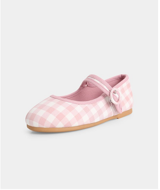 슈펜키즈 여아용 체크 말랑메리제인 구두 VKST78S3M