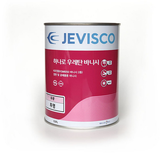 제비표 하나로 우레탄 바니시 유광 투명 0.9L~4L 니스, 0.9LT, 1개