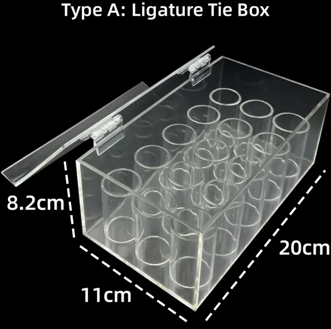 치과 교정 파워 체인 플레이서 주최자 결찰제 타이 박스 Arcylic Dispenser Ortho 고무 밴드 보관 케이스, 01 Type A