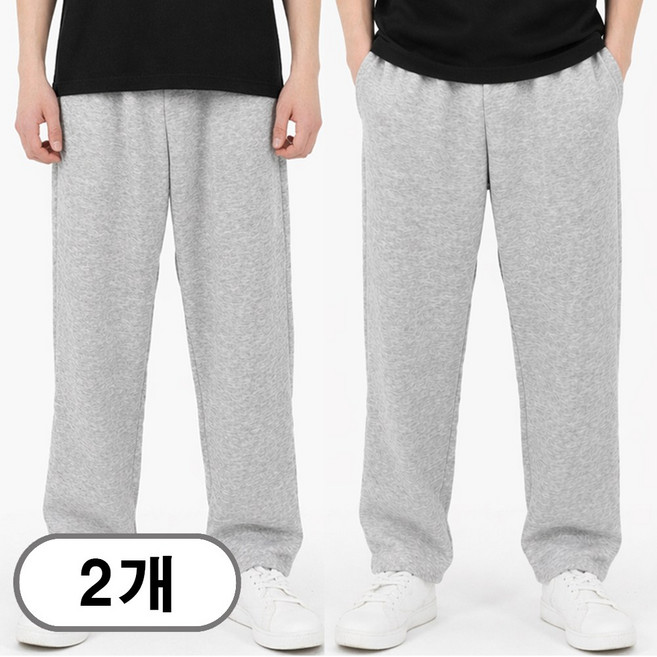 차쿠 1+1(2세트) 남여공용 트레이닝복팬츠 조거팬츠 일자 와이드 추리닝 슬랙스팬츠 작업바지 편의점바지 빅사이즈