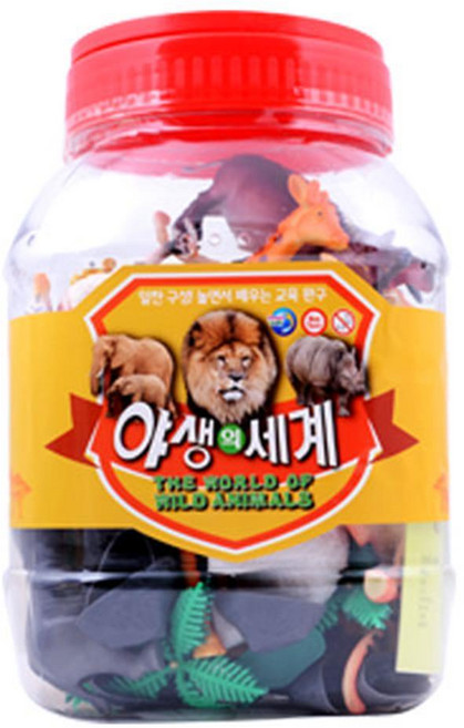 유치원 자연학습교구 야생동물세트 생일용선물 생일, 1개