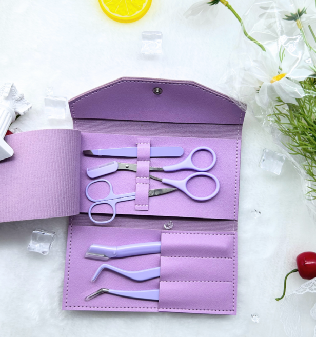 원풍룽 눈썹 정리 6종 세트, 1개, 보라색