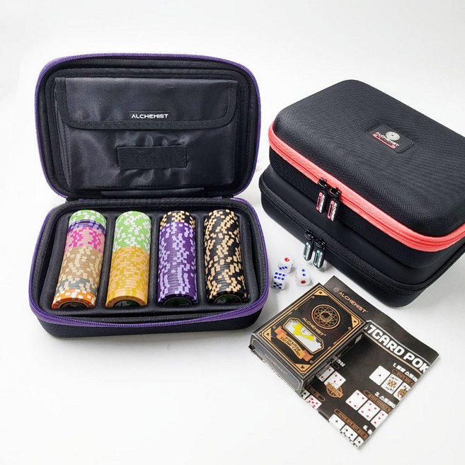 골프칩 골프게임칩 폭탄돌리기 라운딩 내기골프 카지노칩 필드게임 볼마커 골프공 파우치 패키지 게임박스, 게입칩 패키지_퍼플, 1개