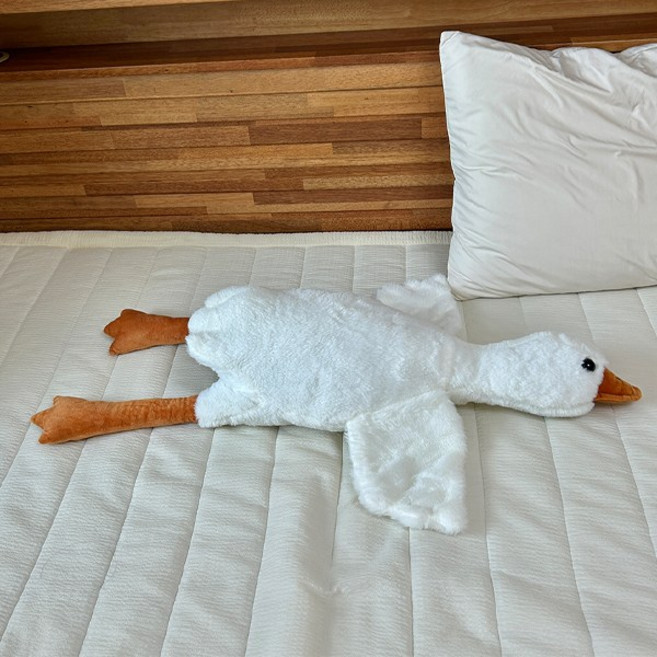 오리 바디필로우 애착인형 거위 동물쿠션 베개, 오리바디필로우
