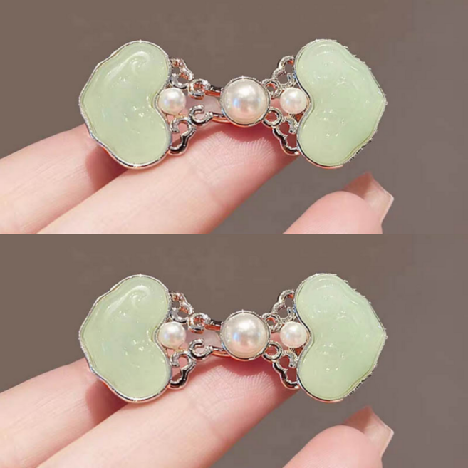 원피스허리고정집게전통고급 패션초록색허리줄임버클