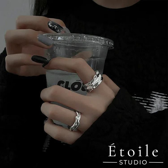 Étoile STUDIO 不規則線條戒指 時尚百搭款 展現獨特品味