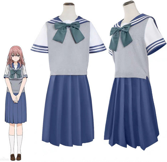 라커 인형 사랑에 빠지다 애니메이션이누이 신쥬 코스프레 교복 세트