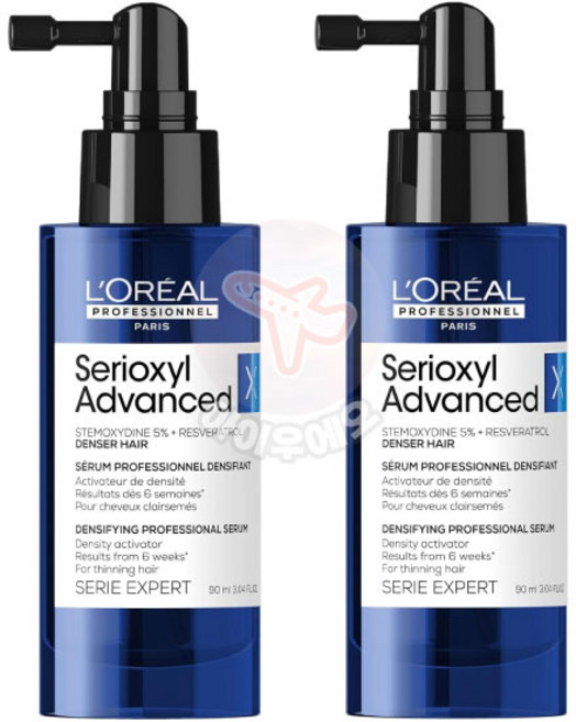 일본 로레알프로페셔널 세리옥실 덴서 헤어 블루 세럼 90ml X 2개