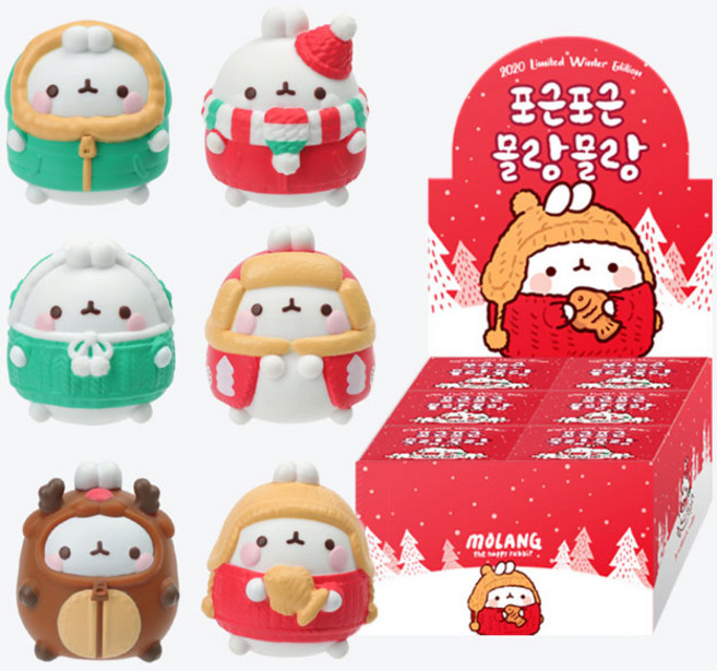 포근포근 몰랑몰랑 랜덤 피규어 6종, 1세트