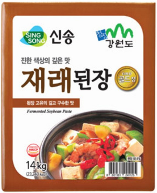 신송 강원도 재래 된장 14kg, 1개