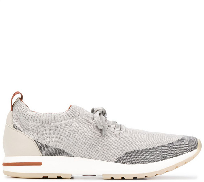 로로피아나 삭스 스타일 로우탑 스니커즈