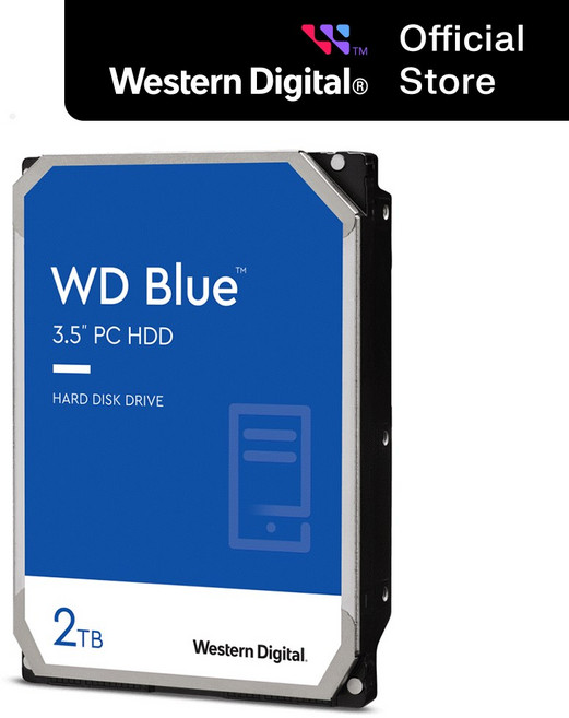 [WD대리점] WD Blue 2TB WD20EZBX 3.5 SATA HDD 정품 하드디스크