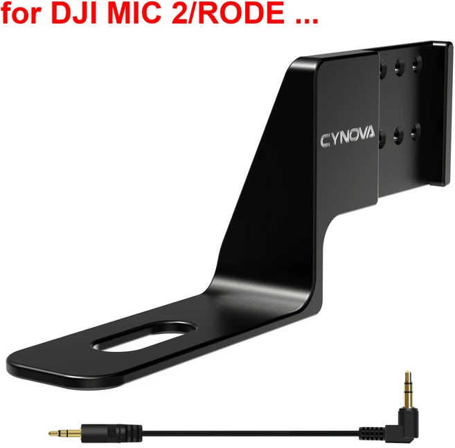 DJI MIC MINI/2 RX 수신기 용 CYNOVA Insta360 X5/X4 카메라 확장 홀더 액세서리 오디오 브래킷 알루미늄, 02 list