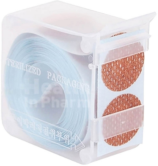 모아랩 일반형 밴드 소형 20mm 100매입 1개/주사지혈 주사용롤 원형반창고, 1개, 100개입