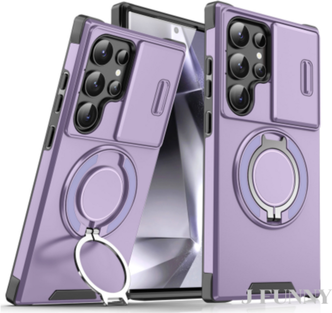 JFUN Galaxy S25 Ultra Plus S25울트라 플러스 슬라이딩 카메라 휴대폰 케이스